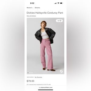 Dickies corduroys. Brand new with tags. Size 6R.